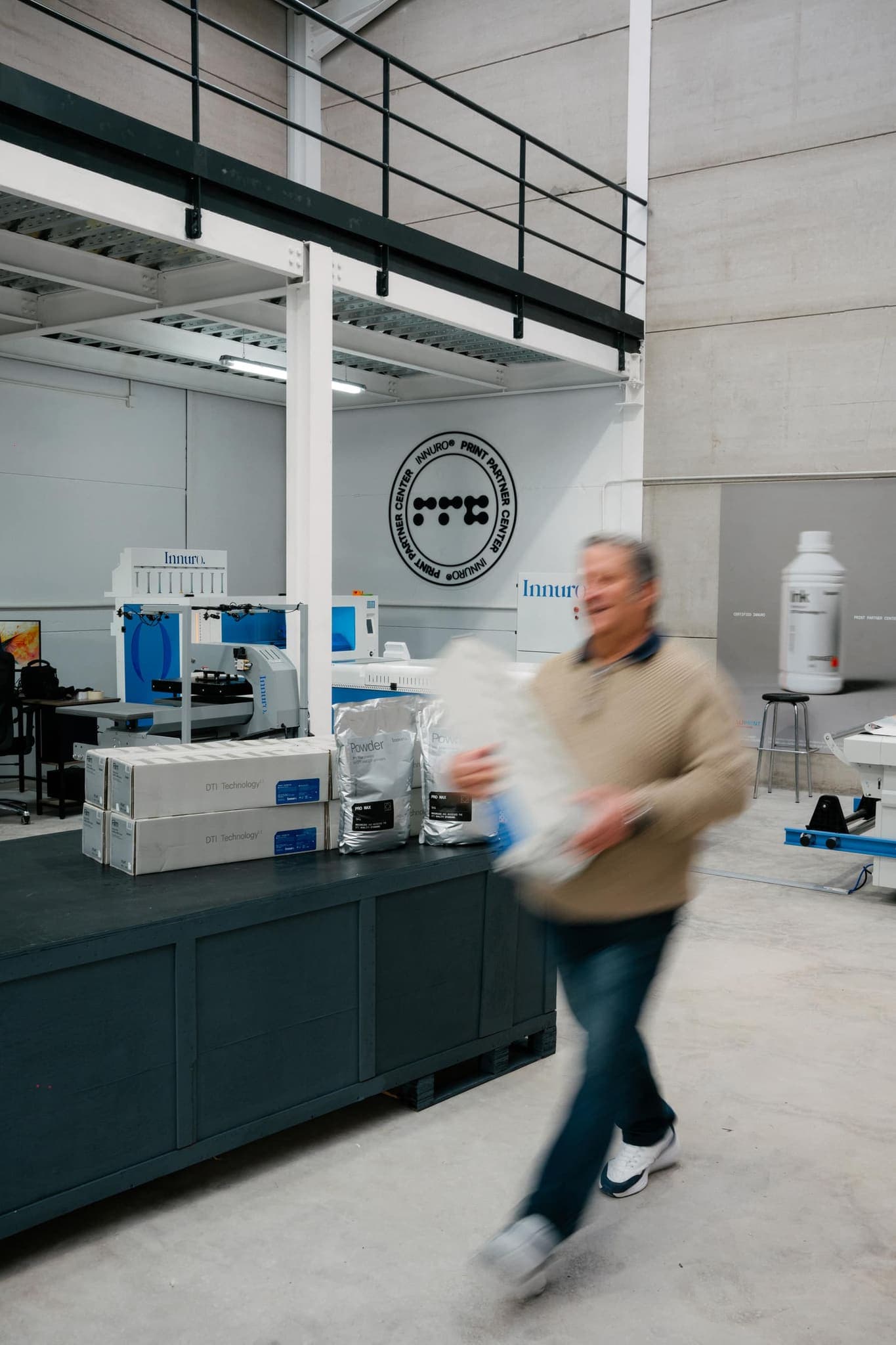 Producción textil con tecnología DTI de INNURO